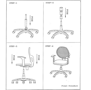 Boom Net Chairs - Black - Revolving