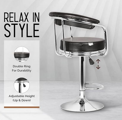 Classic Height Adjustable and Revolving Bar Stool/Kitchen Chair